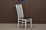 Idealne krzesło bukowe w białym kolorze