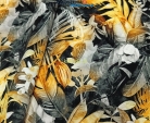 Rajski las D-132, materiał tapicerski, dekoracyjny