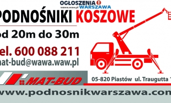 Podnośnik Koszowy Warszawa -  Zwyżki Warszawa